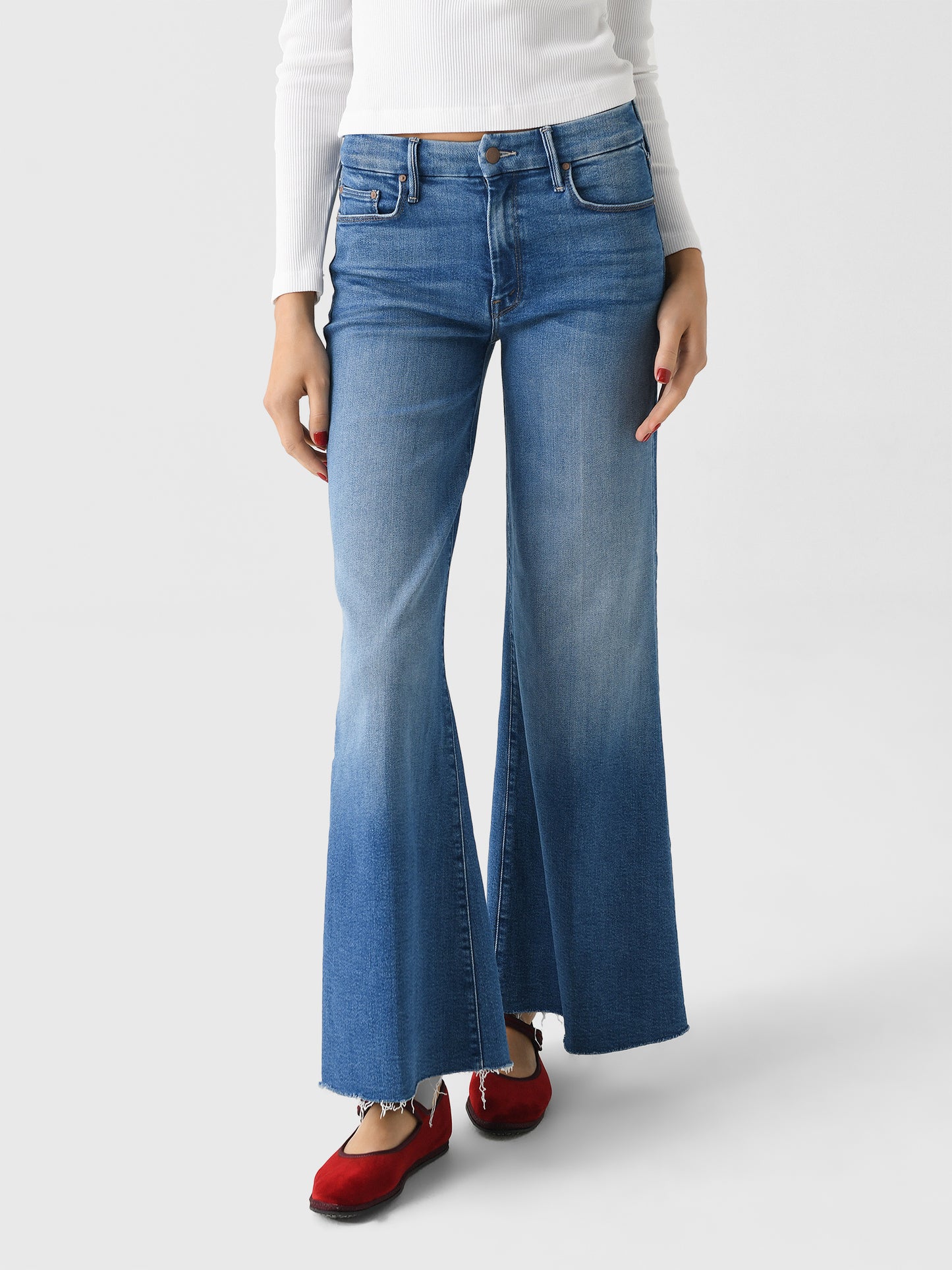 Mother Women's The Roller Fray Jean - Saint Bernard