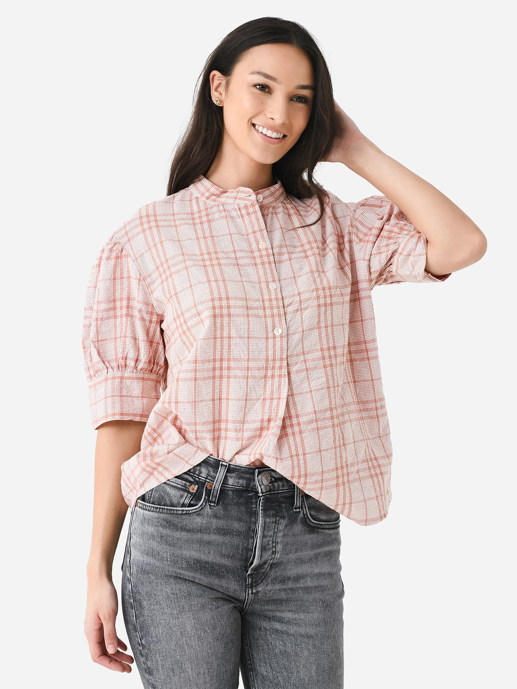 Eche Women's Joey Short Sleeve Top - Saint Bernard