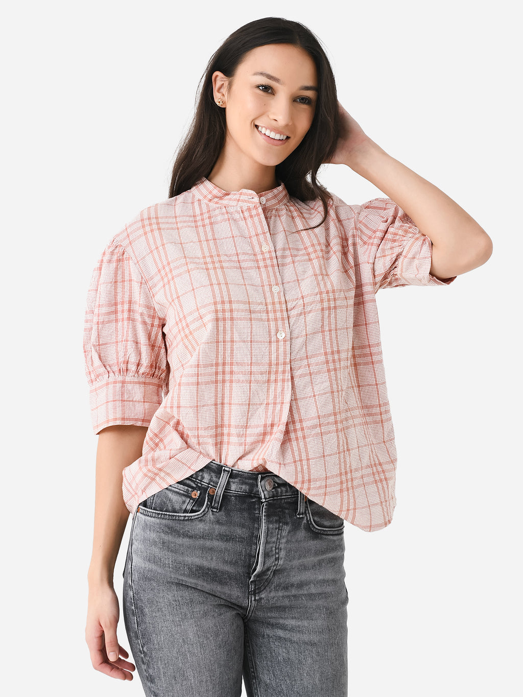 Eche Women's Joey Short Sleeve Top - Saint Bernard
