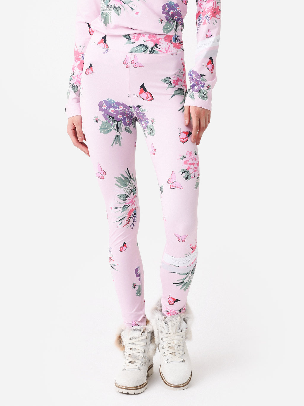Bogner Fire + Ice X LoveShackFancy Women's Love Base Layer Bottom - Saint Bernard