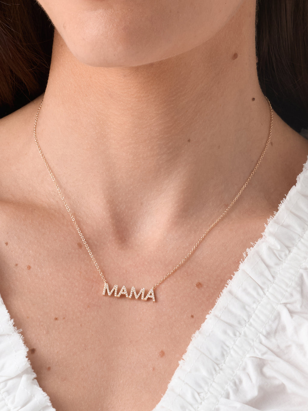 Francie B. Mama Diamond Necklace - Saint Bernard