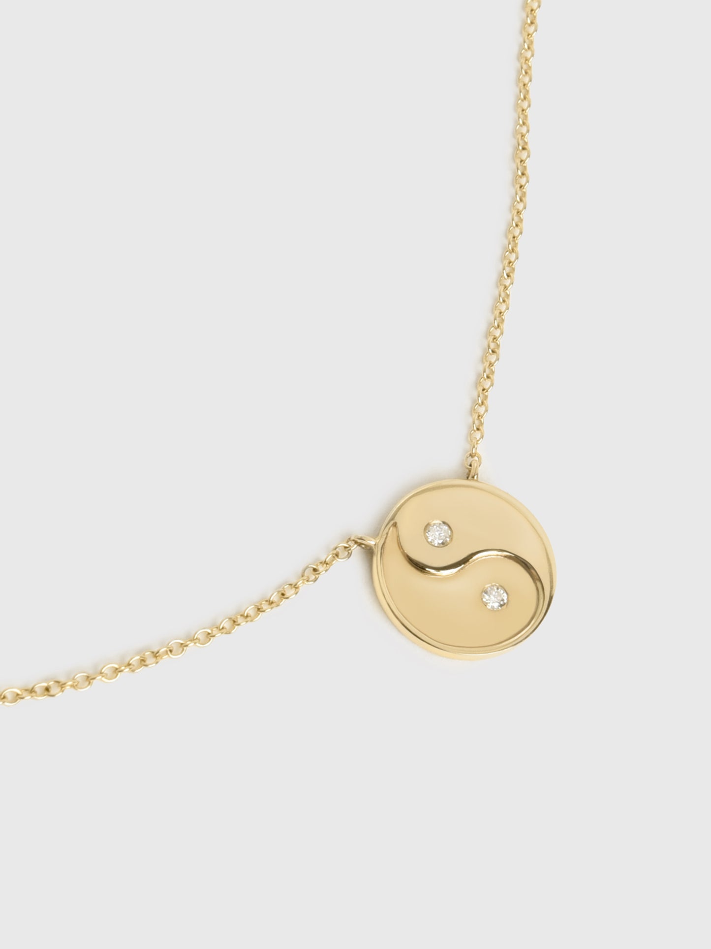 Francie B. Diamond Yin Yang Necklace - Saint Bernard