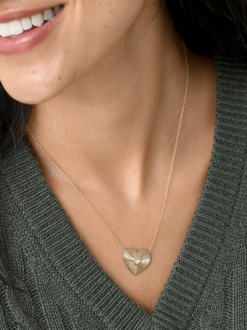 Francie B. Heart Necklace
