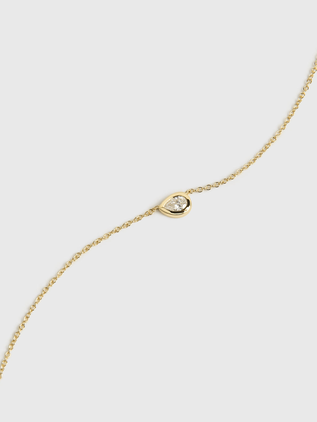 Francie B. Diamond Pear Necklace - Saint Bernard