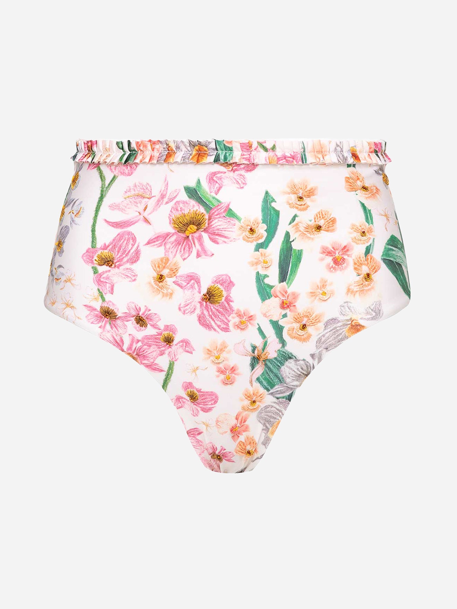 Agua By Agua Bendita Women's Nopal Jardinera Bikini Bottom - Saint Bernard