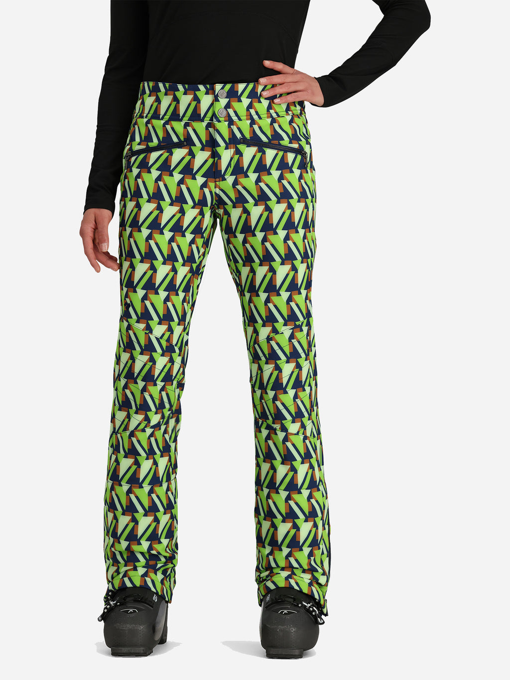 Obermeyer Women's Printed Clio Softshell Pant - Saint Bernard