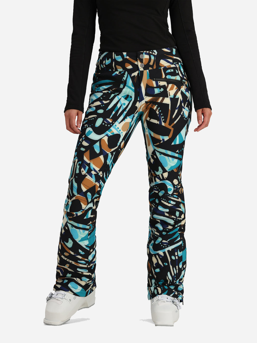Obermeyer Women's Printed Clio Softshell Pant - Saint Bernard