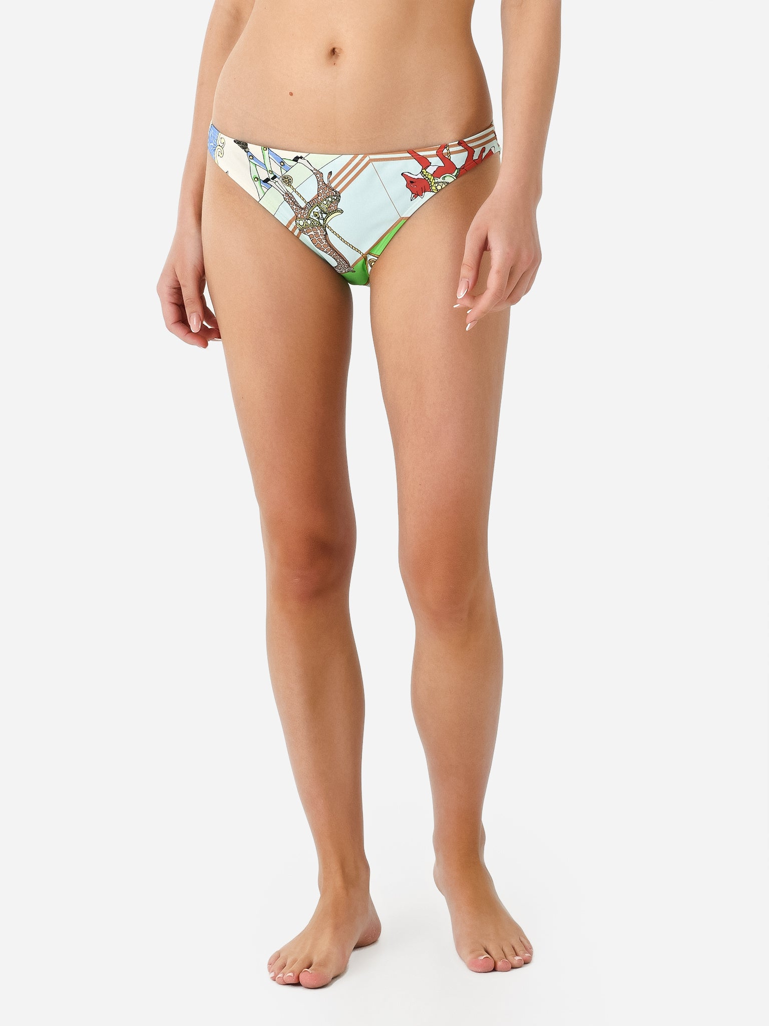 Tory Burch Women's Printed Hipster Bikini Bottom - Saint Bernard