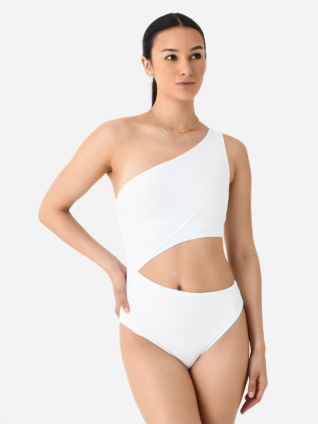 Tory Burch Women's Cut-Out One-Piece Swimsuit - Saint Bernard