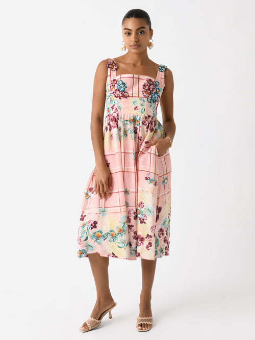 Agua By Agua Bendita Women's Miramar Prado Midi Dress