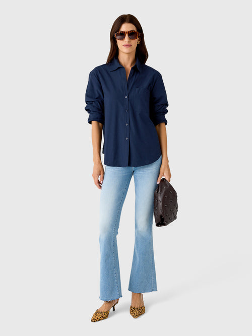 Mother Women's The Weekender Fray Jean - Saint Bernard