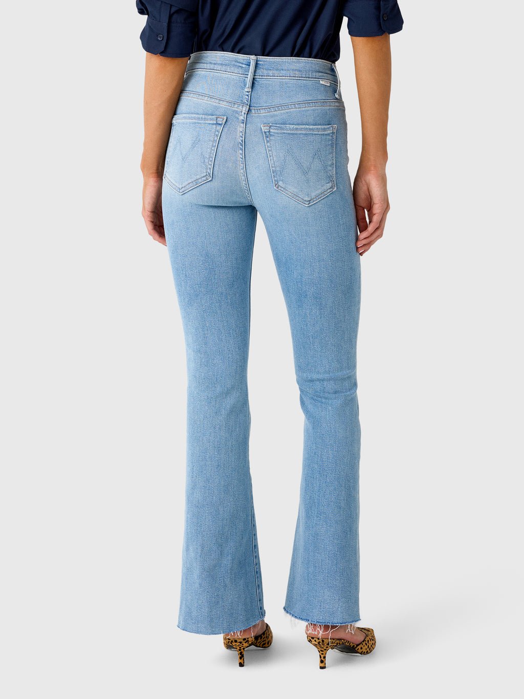 Mother Women's The Weekender Fray Jean - Saint Bernard