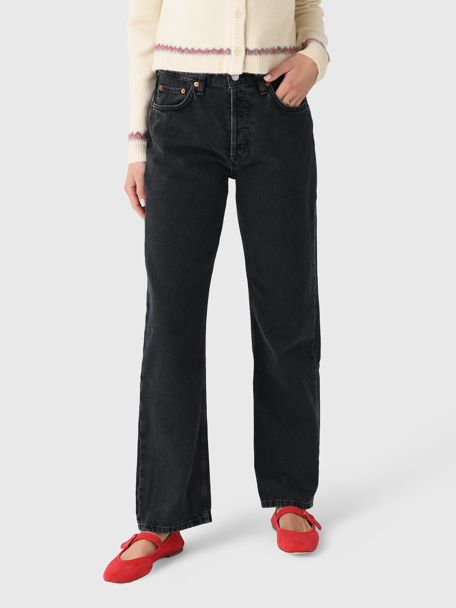 Re/Done Women's 90s Jean - Saint Bernard