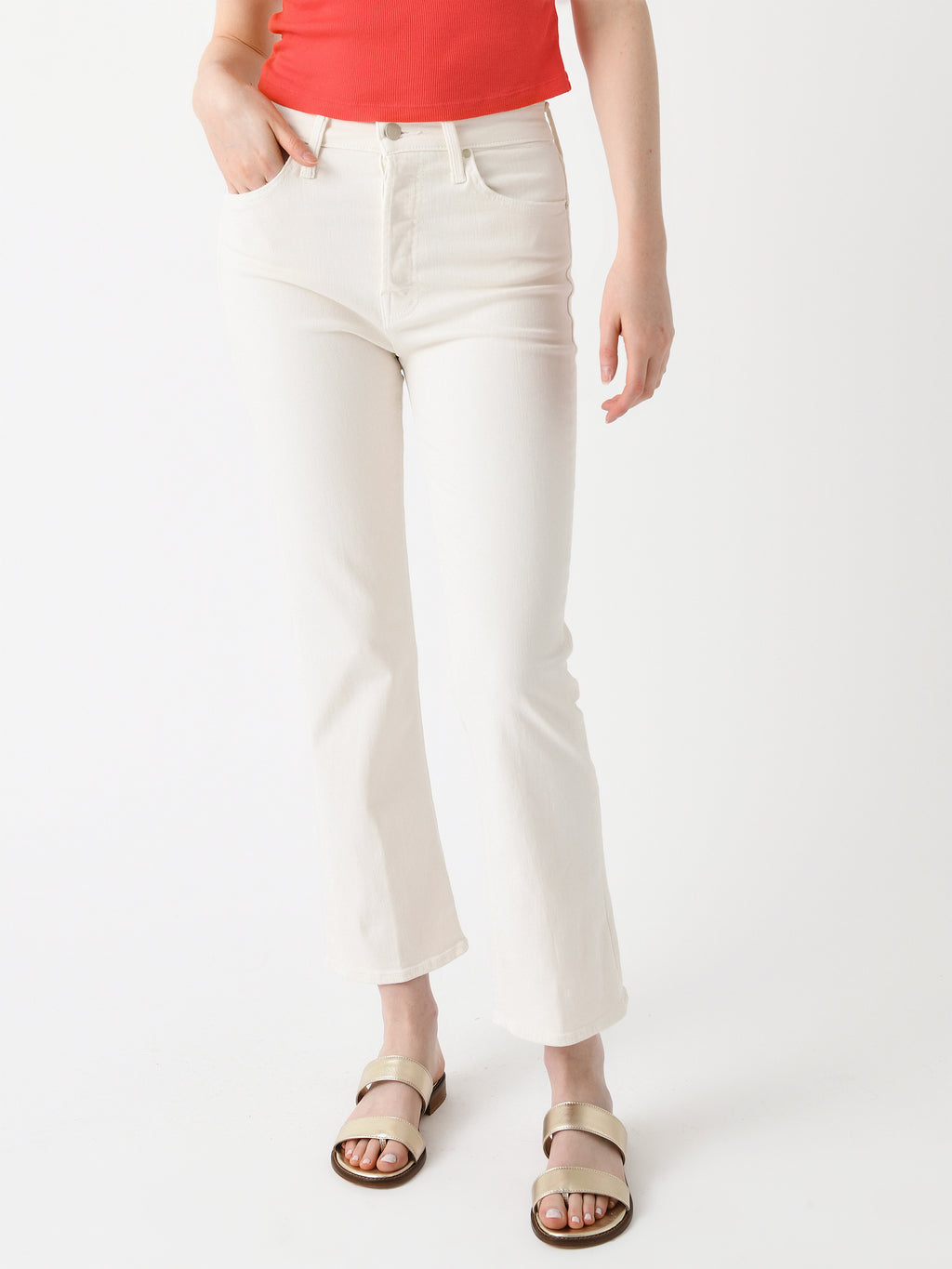 Mother Women's The Tripper Ankle Jean - Saint Bernard