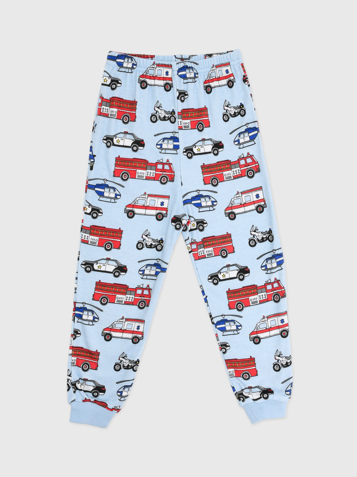 Sara's Prints Kids' Classic Loose Fitting Long John Style Pajama Set - Saint Bernard