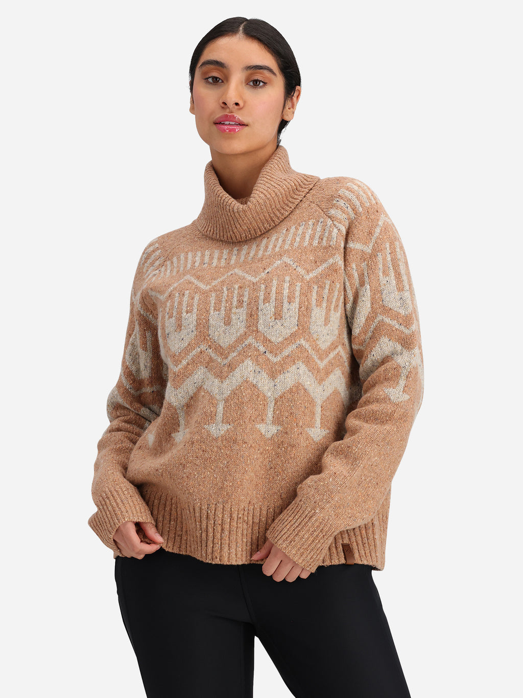 Obemeyer Women's Willow Turtleneck Sweater - Saint Bernard