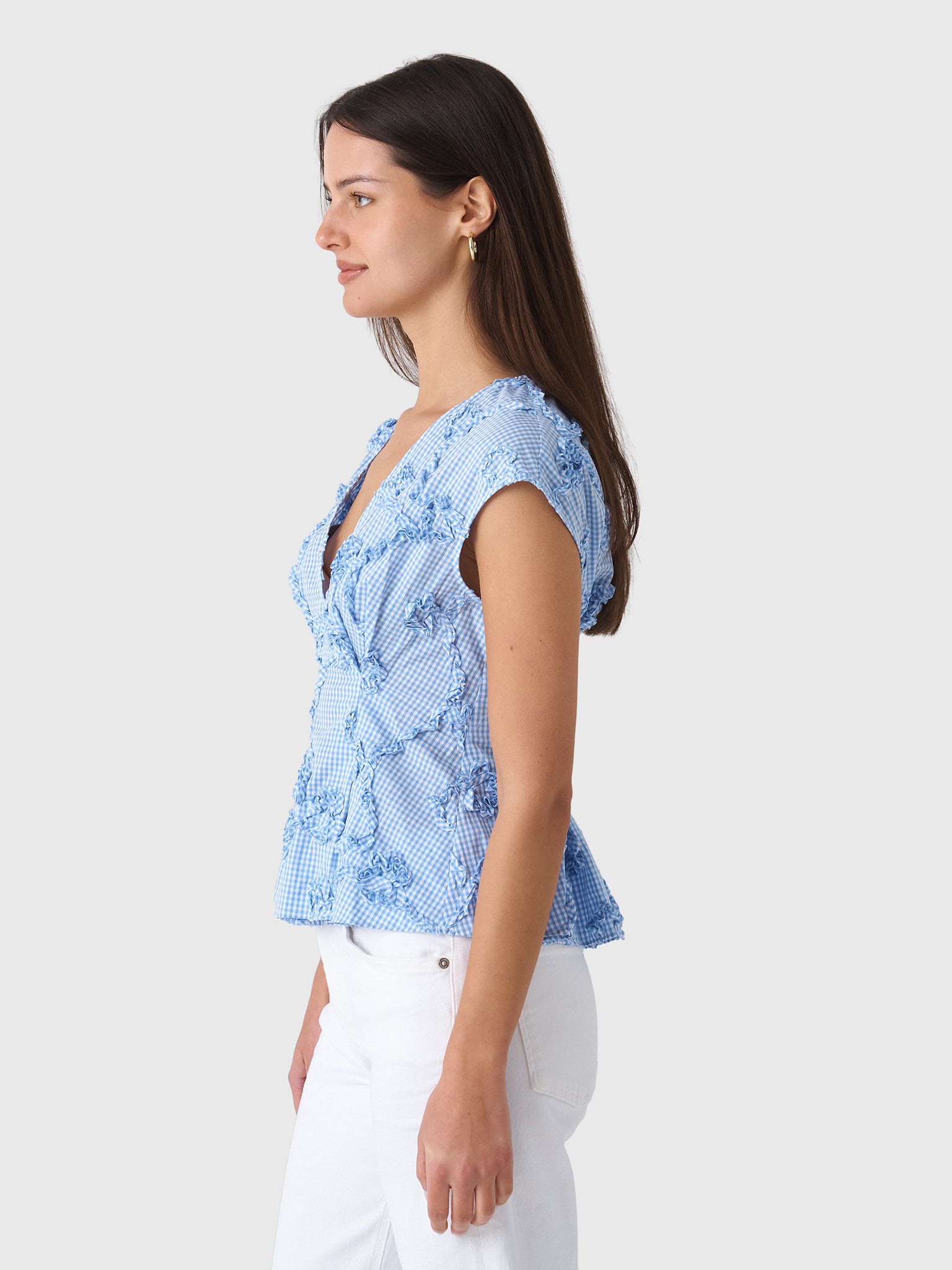 CLEA Women's Billie Pleat Shirt - Saint Bernard