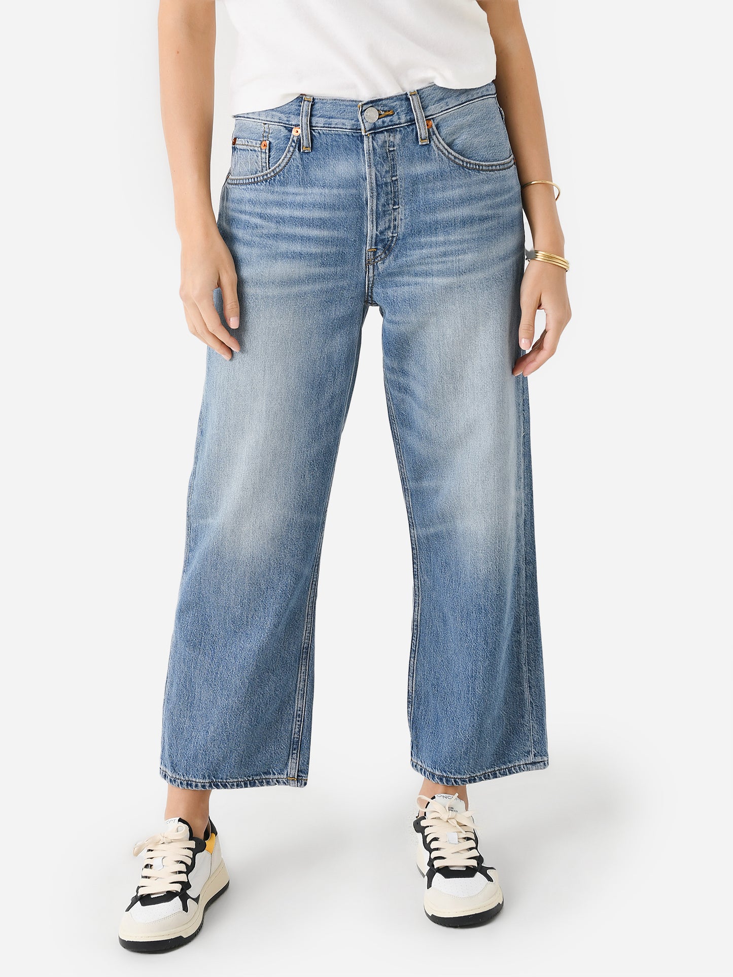 Re/Done Women's Loose Crop Jean - Saint Bernard