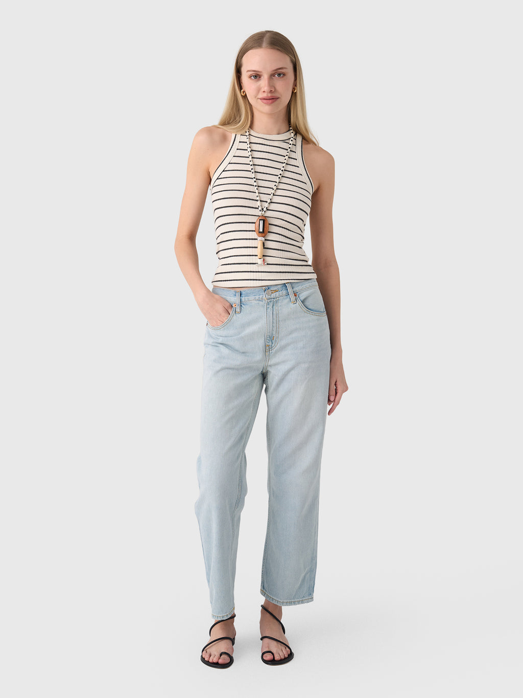 Re/Done Women's The Ollie Jean - Saint Bernard