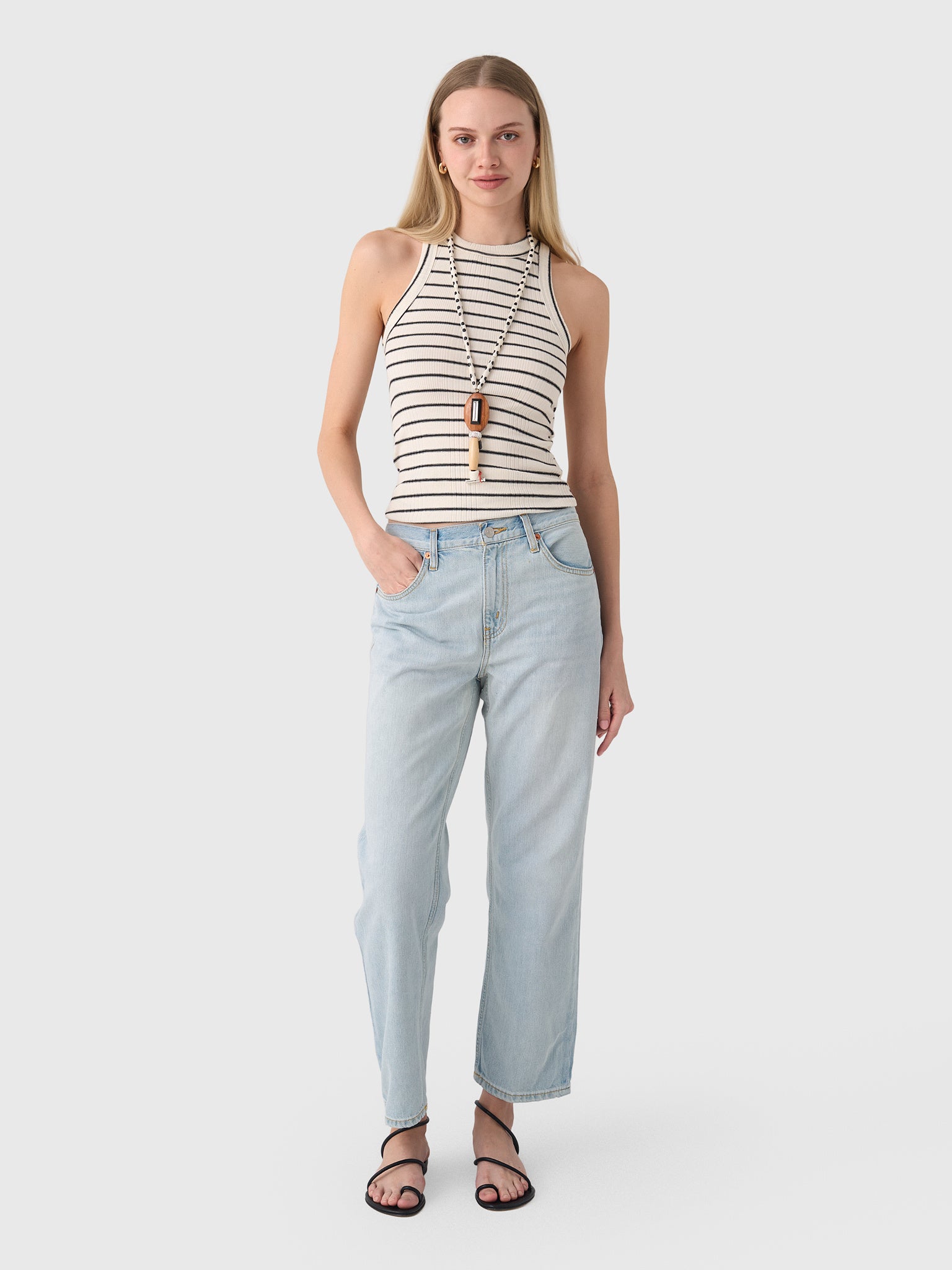 Re/Done Women's The Ollie Jean - Saint Bernard