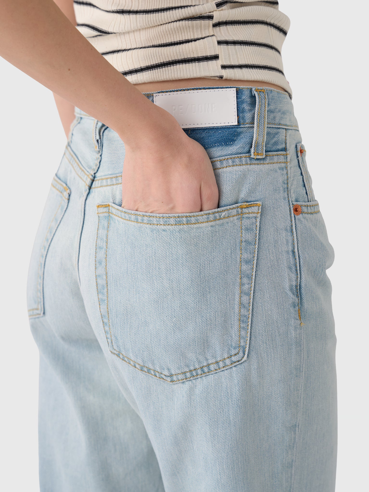 Re/Done Women's The Ollie Jean - Saint Bernard
