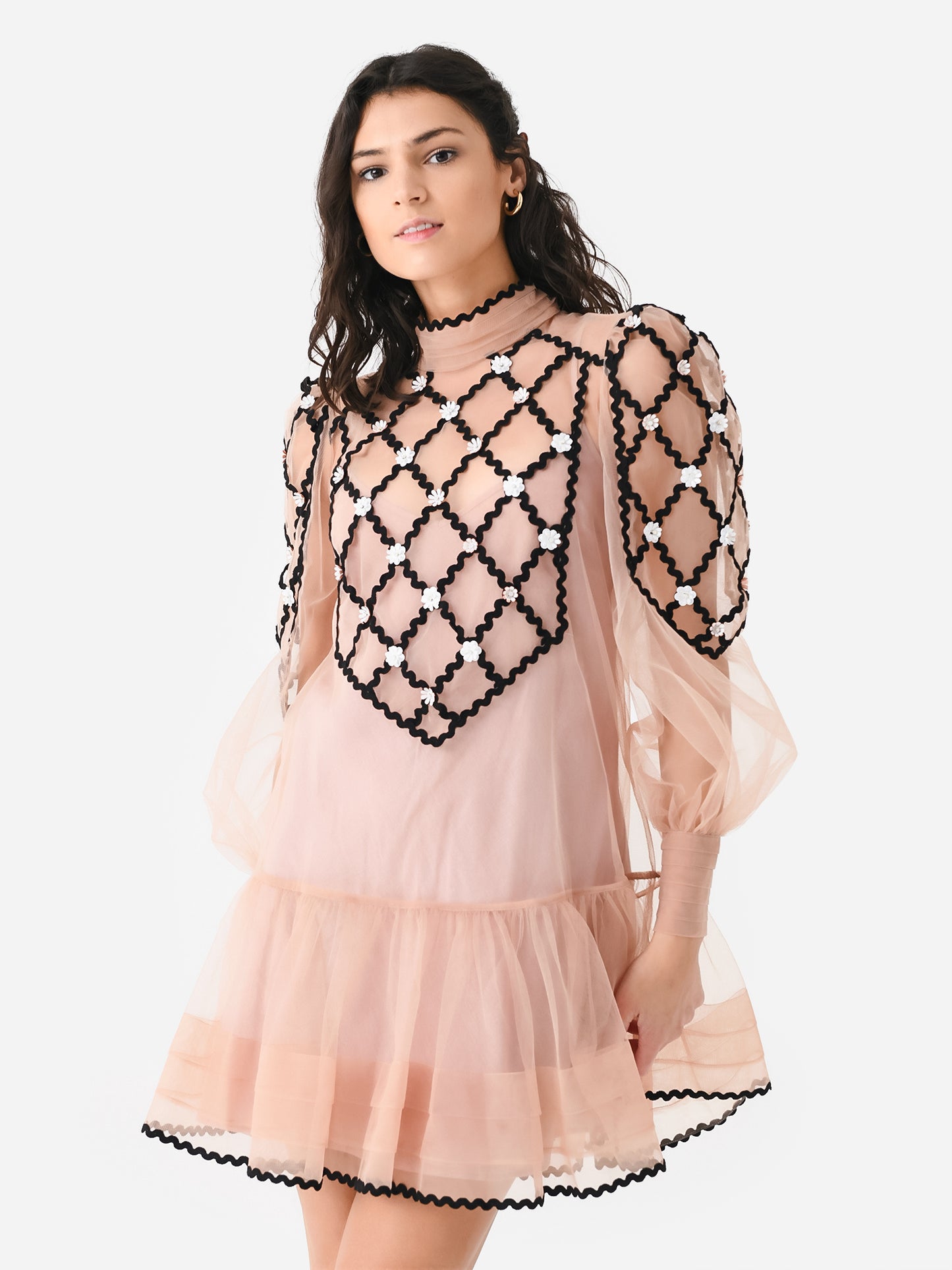 Alemais Women's Rhue Beaded Mini Dress - Saint Bernard