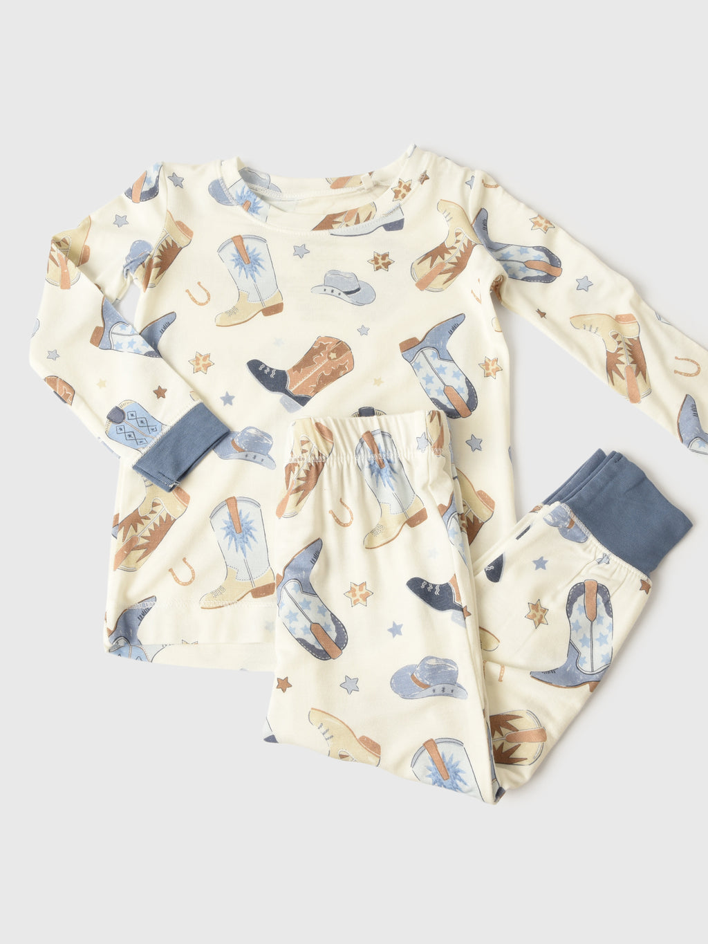 Angel Dear Boys' Cowboy Boots Lounge Wear Set - Saint Bernard