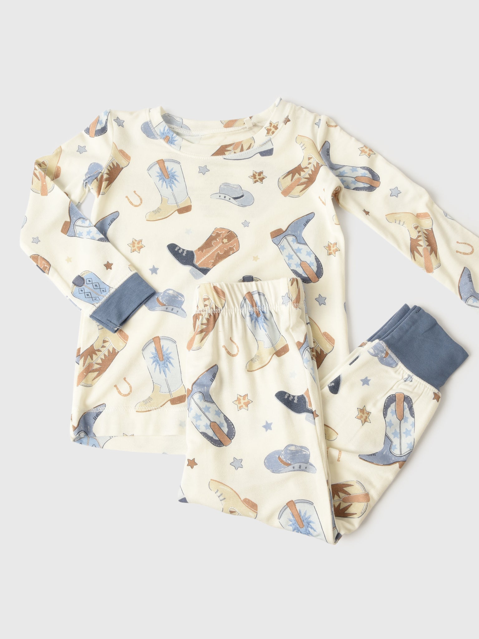 Angel Dear Boys' Cowboy Boots Lounge Wear Set - Saint Bernard