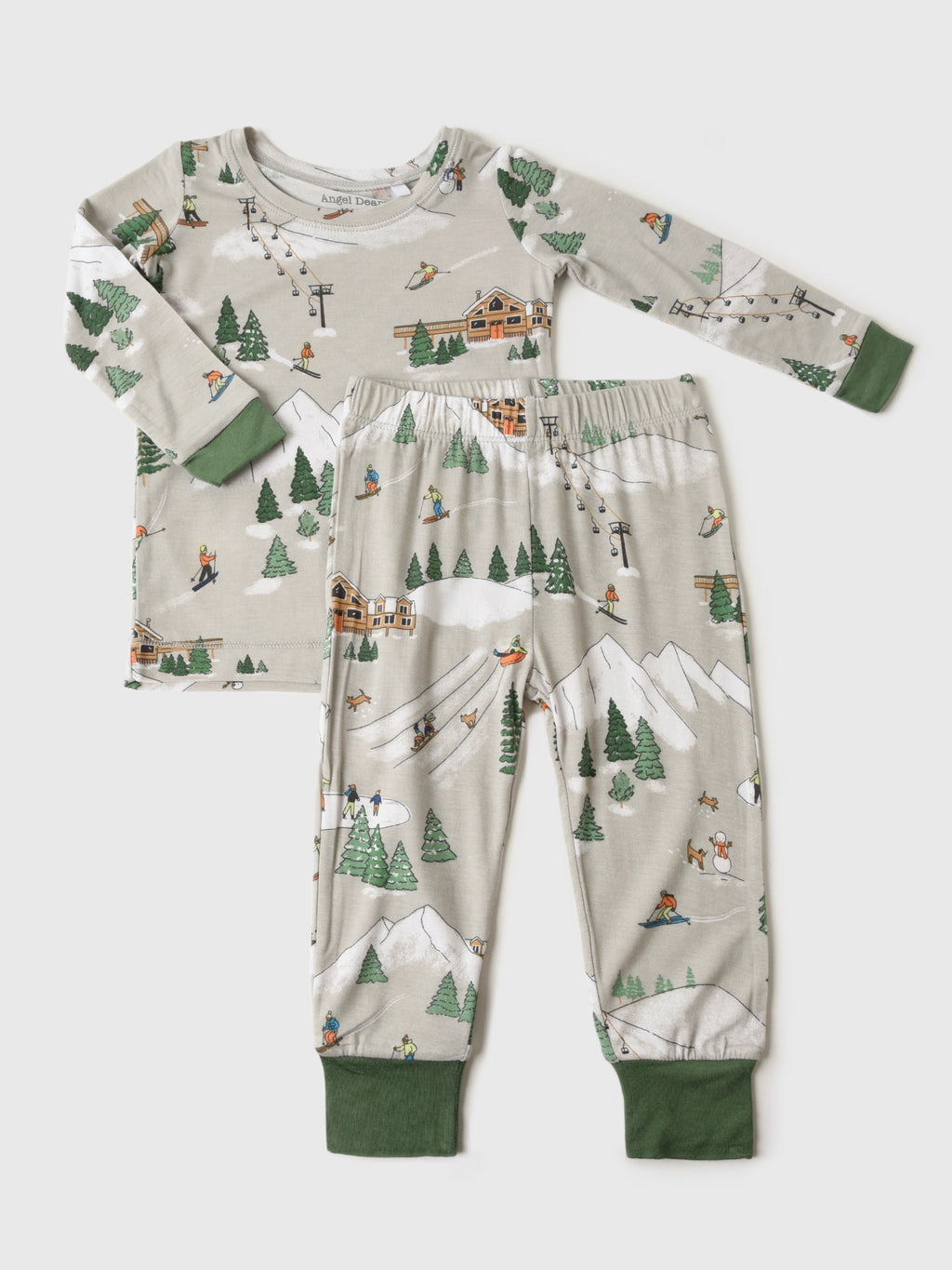 Angel Dear Boys' Winter Fun Skiers Lounge Wear Set - Saint Bernard