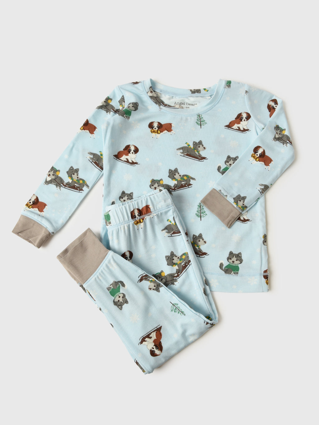 Angel Dear Boys' Mush Puppies Lounge Wear Set - Saint Bernard