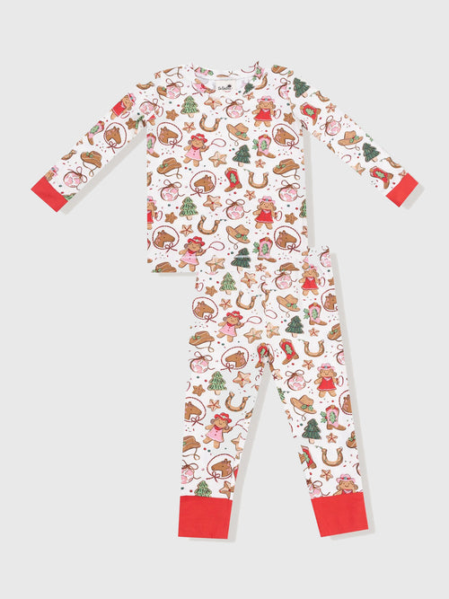 Angel Dear Kids' Cowgirl Christmas Lounge Wear Set