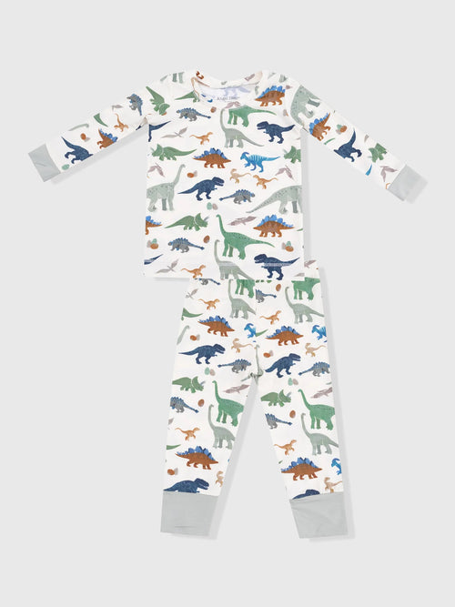 Angel Dear Kids' Washy Dinos Lounge Wear Set