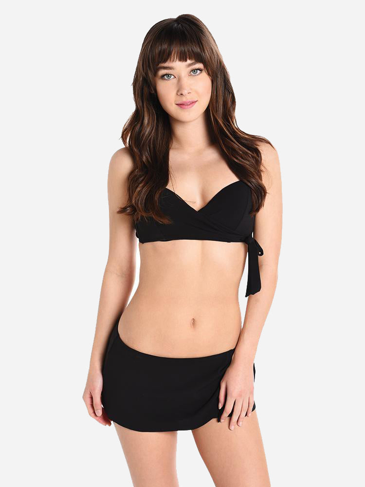 Robin Piccone Ava Overwrap Bikini Bottom - Saint Bernard