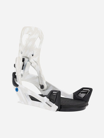 スノーボード BURTON Step On Re:Flex Mens size S White Burton Step On Re:Flex Men's Snowboard Bindings 2025 | $299.95