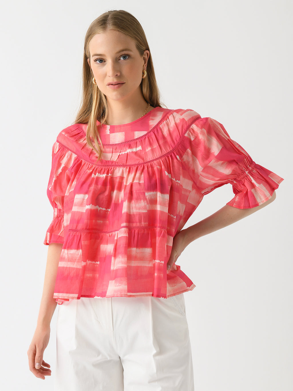 Merlette Women's Sol Print Top - Saint Bernard