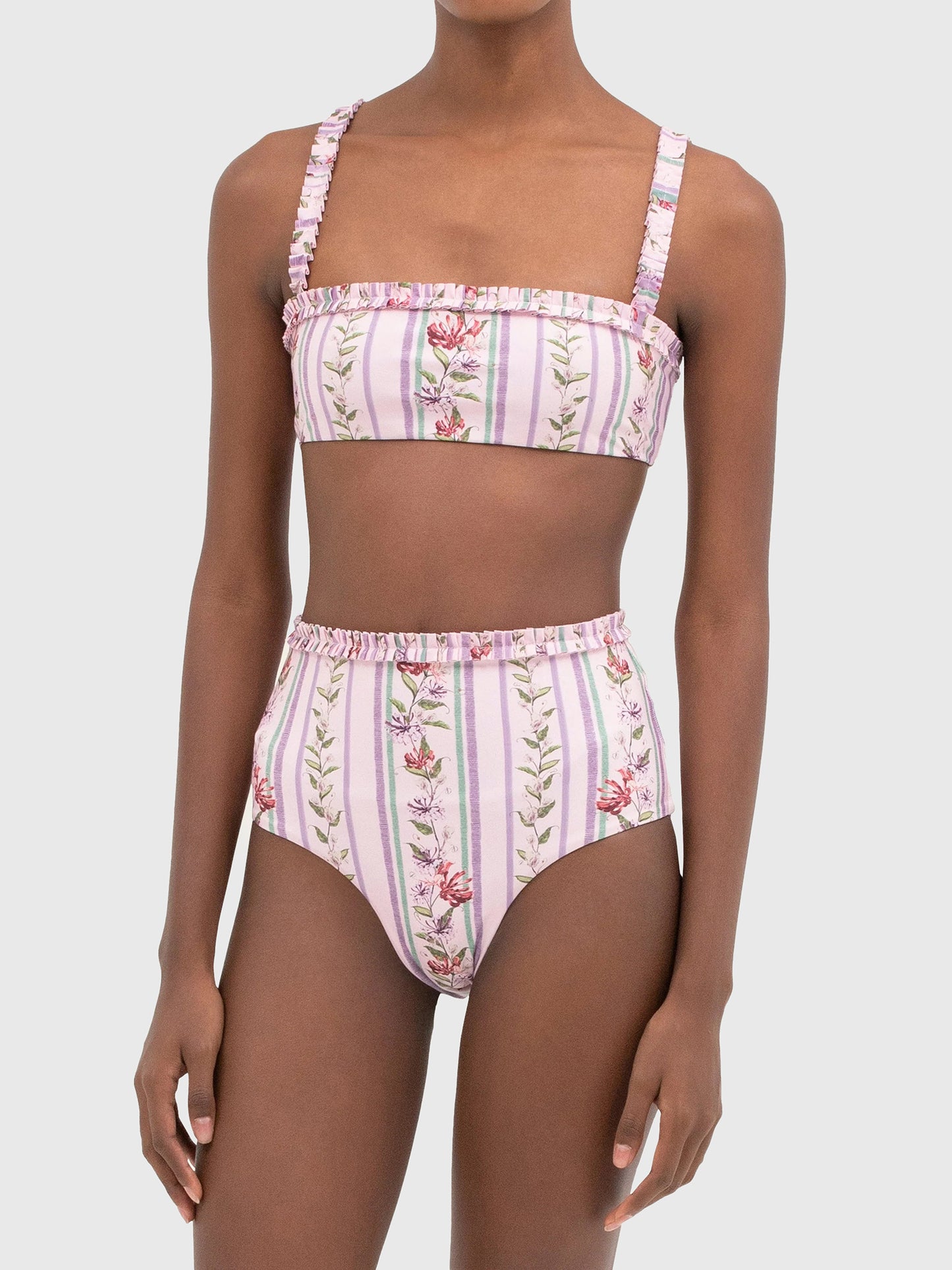 Agua By Agua Bendita Women's Olmo Honeysuckle Bikini Top - Saint Bernard