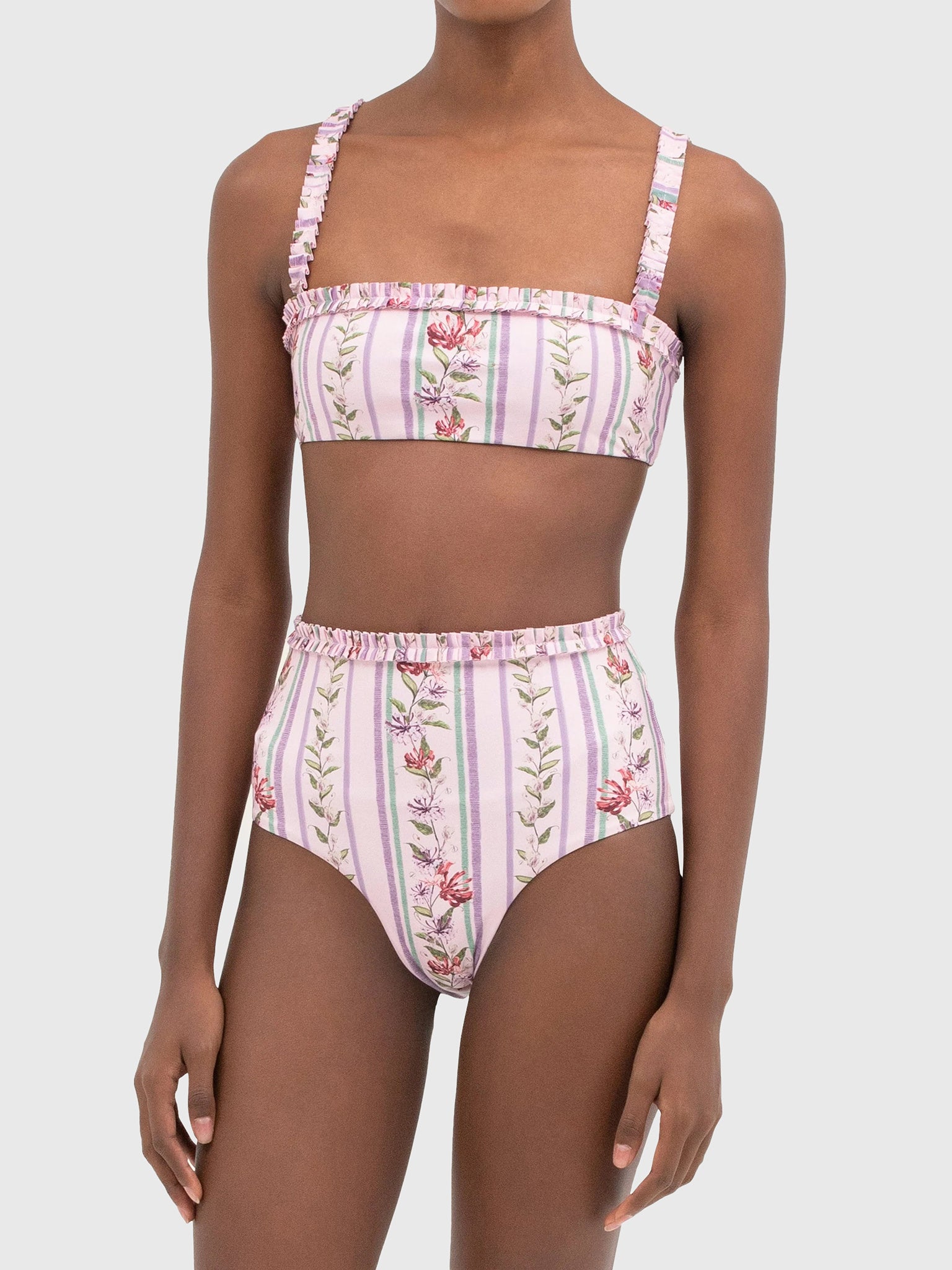 Agua By Agua Bendita Women's Olmo Honeysuckle Bikini Top - Saint Bernard