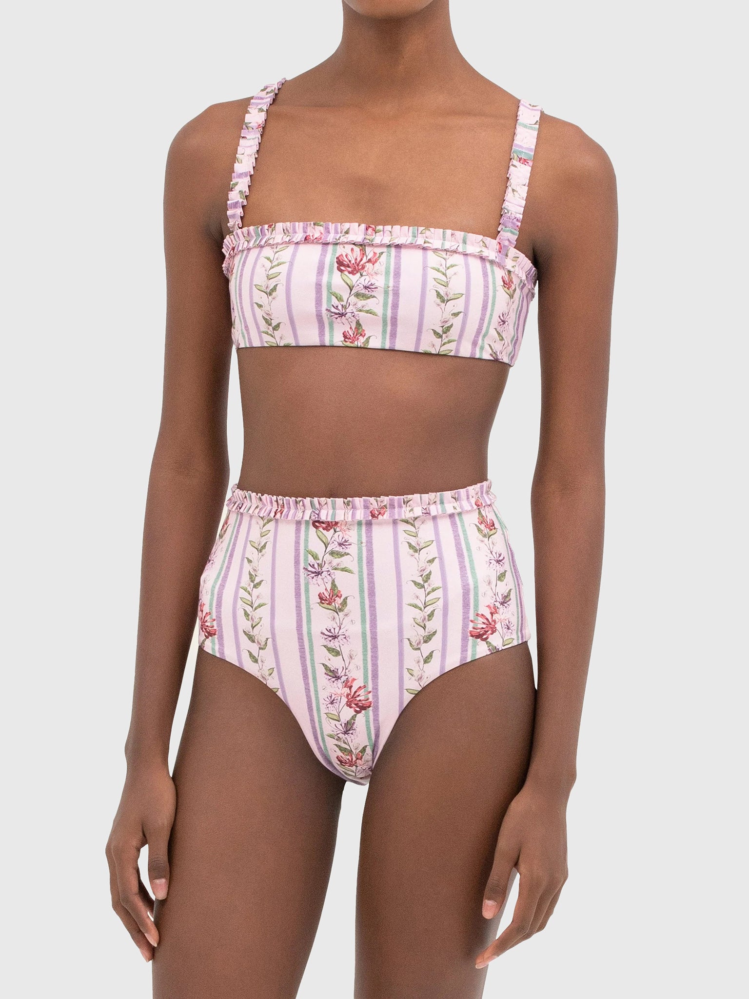 Agua By Agua Bendita Women's Nopal Honeysuckle Bikini Bottom - Saint Bernard