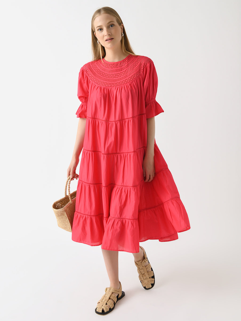 Merlette Women's Paradis Eyelet Dress - Saint Bernard