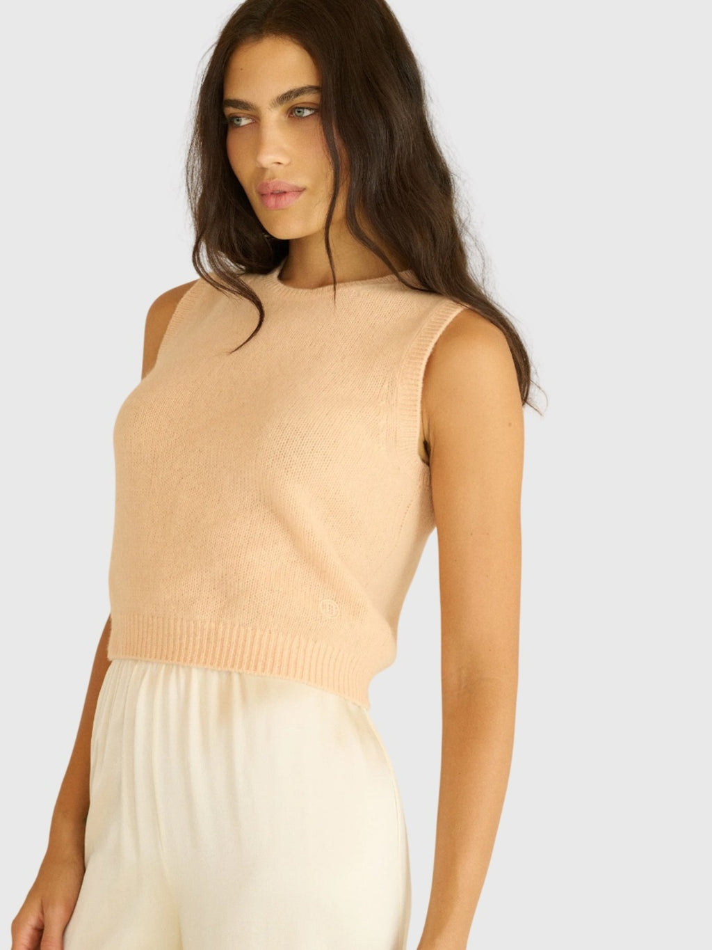 DÔEN Women's Louden Cashmere Top - Saint Bernard