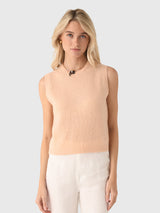 DÔEN Women's Louden Cashmere Top - Saint Bernard
