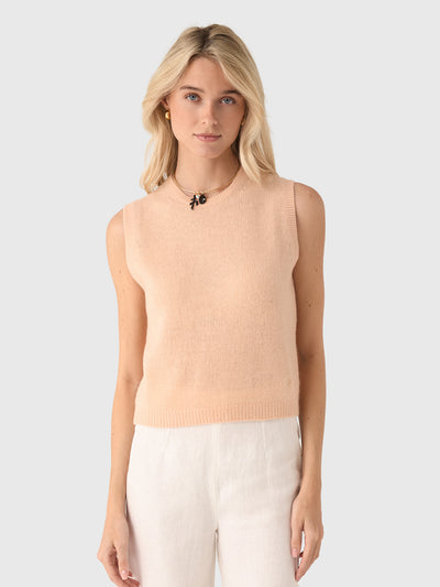 DÔEN Women's Louden Cashmere Top - Saint Bernard