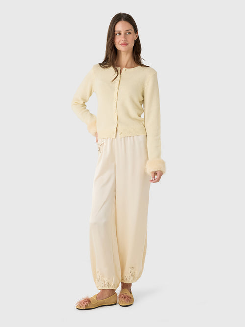 DÔEN Women's Clara Cashmere Cardigan - Saint Bernard
