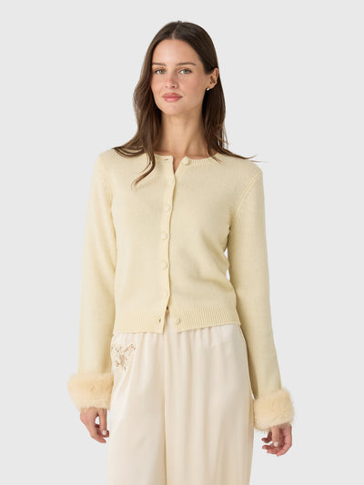 DÔEN Women's Clara Cashmere Cardigan - Saint Bernard