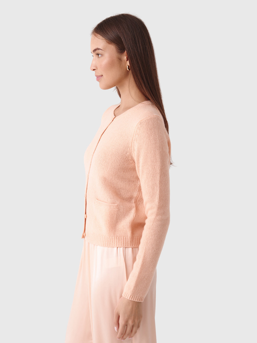 DÔEN Women's Thea Cashmere Cardigan - Saint Bernard