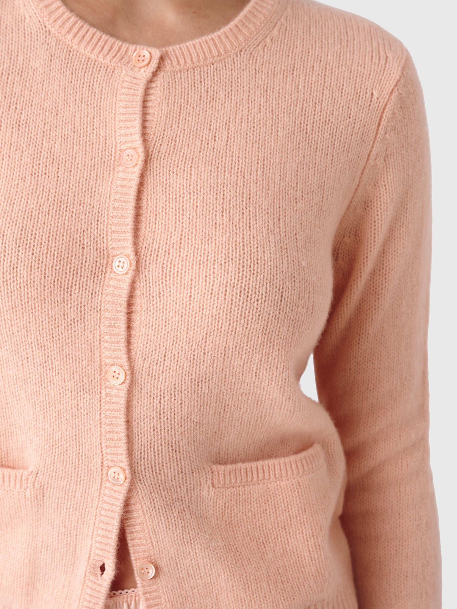 DÔEN Women's Thea Cashmere Cardigan - Saint Bernard
