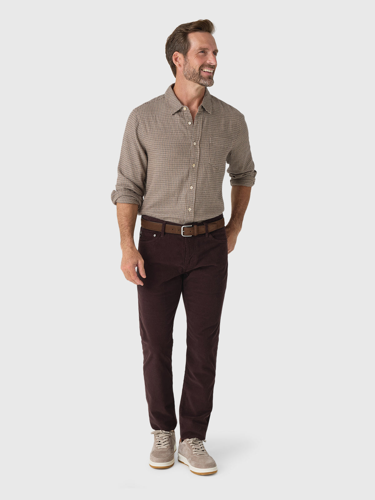 Adriano Goldschmied Men's The Tellis Corduroy Jean - Saint Bernard