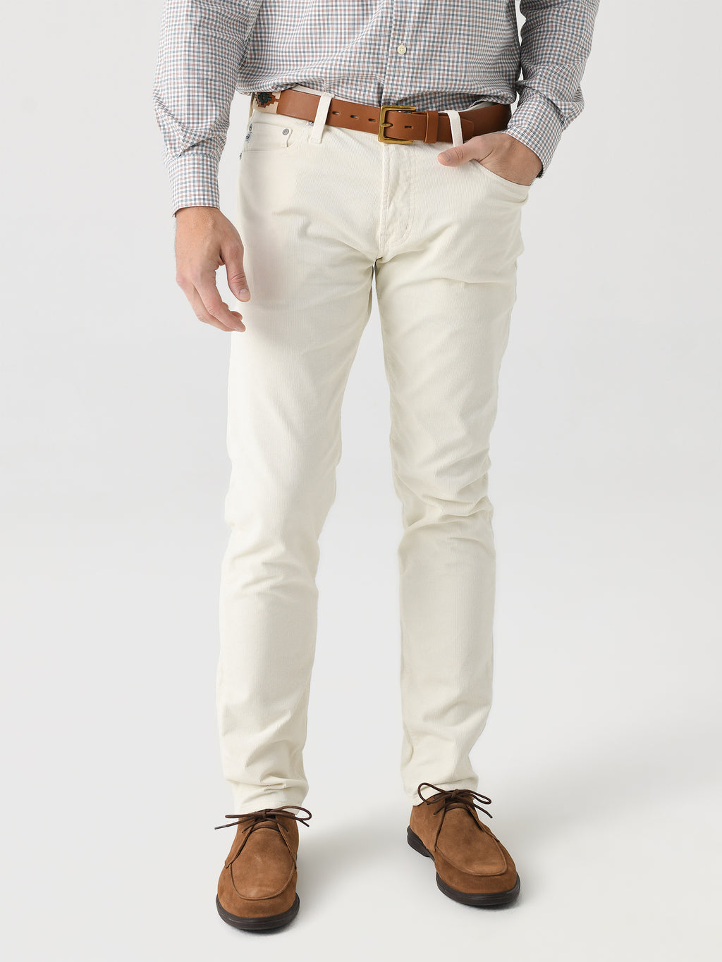 Adriano Goldschmied Men's The Tellis Corduroy Jean - Saint Bernard