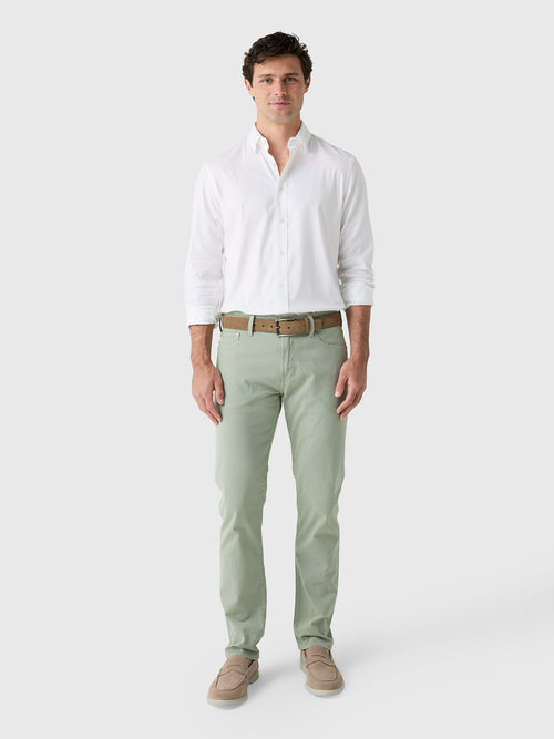 Adriano Goldschmied Men's The Tellis Suede Jean - Saint Bernard
