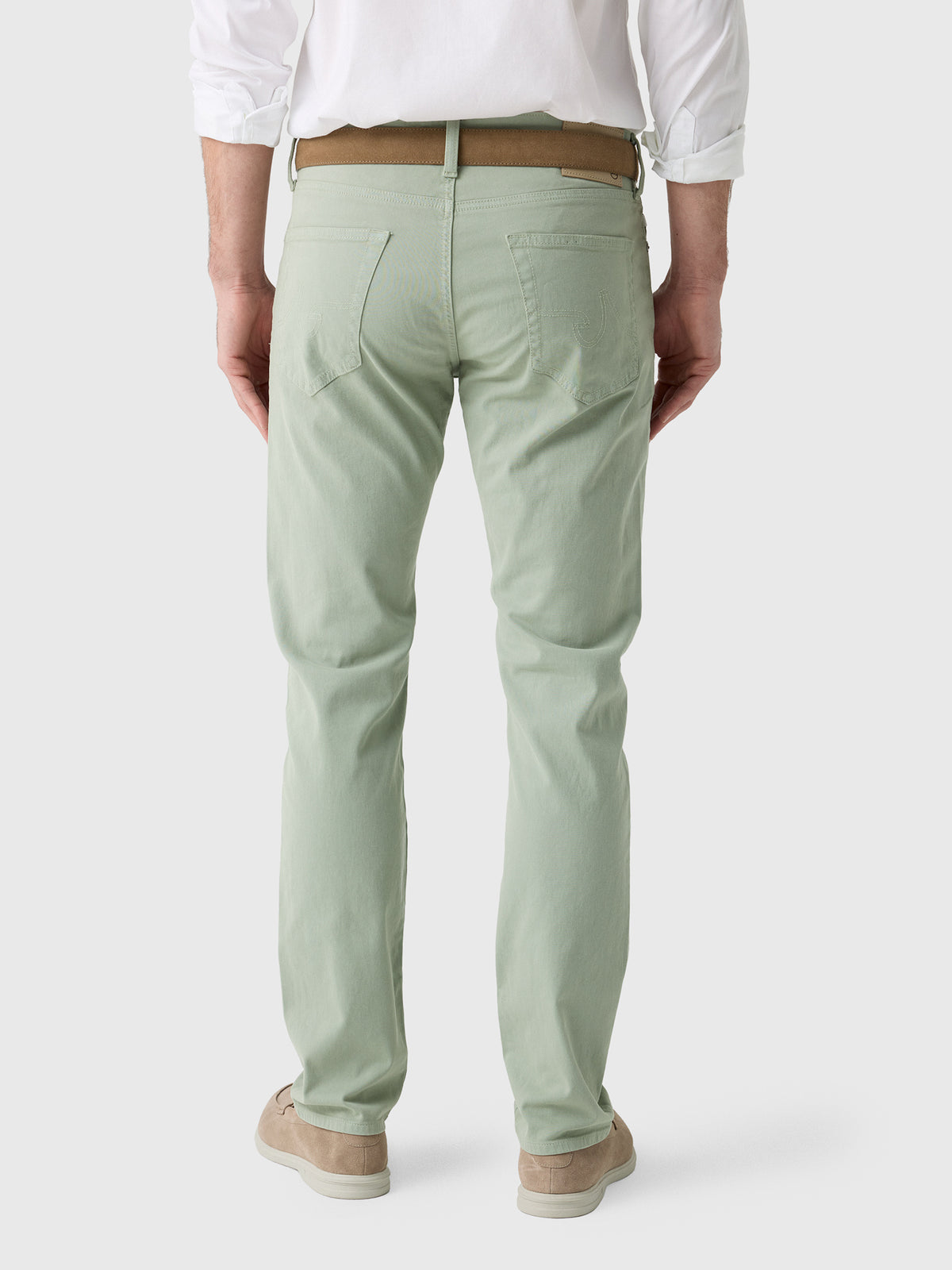 Adriano Goldschmied Men's The Tellis Suede Jean - Saint Bernard